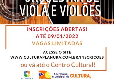 A Secretaria de Cultura, Esporte e Lazer está iniciando a formação da Orquestra de Viola e Violões .