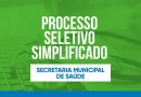 PROCESSO SELETIVO SAÚDE SIMPLIFICADO E EMERGENCIAL Nº 001/2024