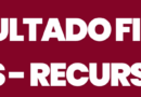 Resultado Final Pós Recursos – Cargo de Motorista