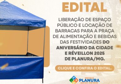 Liberação de Espaço Publico de Barracas das Festividades de Final de Ano.