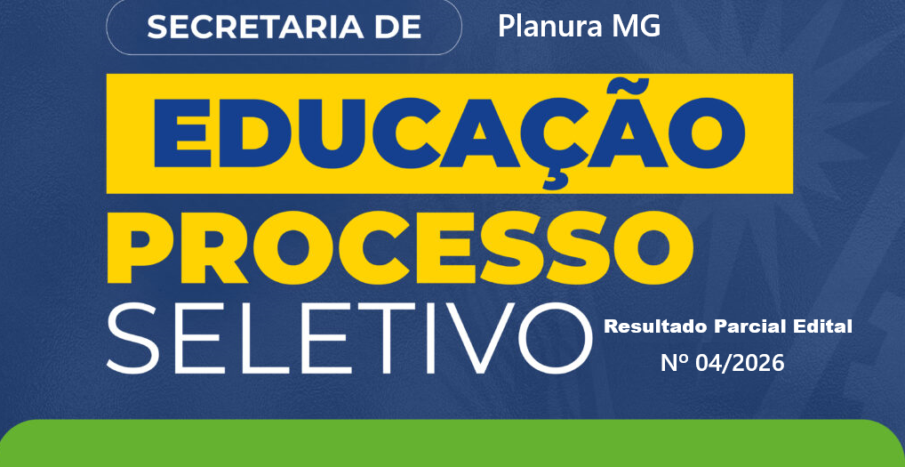 RESULTADO PARCIAL DO EDITAL Nº 04/2026