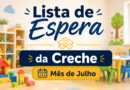 Lista de Espera da Creche – Mês de Julho