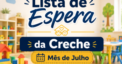 Lista de Espera da Creche – Mês de Julho